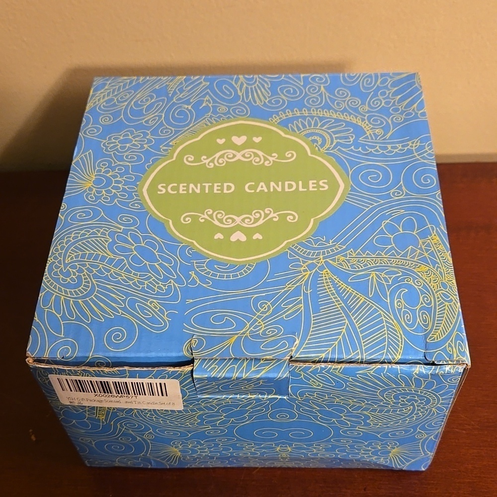 Scented Candle Tins Set of 8 Various Fragrances NWT